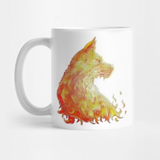 flame dog Mug